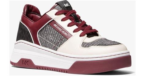 michael michael kors lexi mixed-media sneaker|Lexi Mixed.